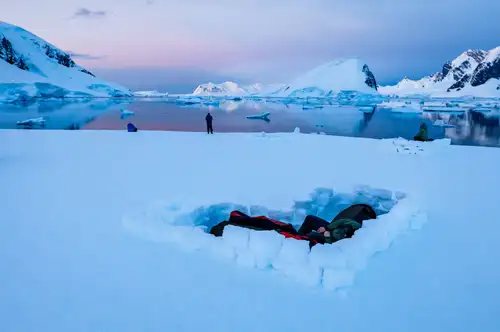 Antarctica - Basecamp - free camping, kayaking, snowshoe/hiking, mountaineering, photo workshop - Nexta Expeditions